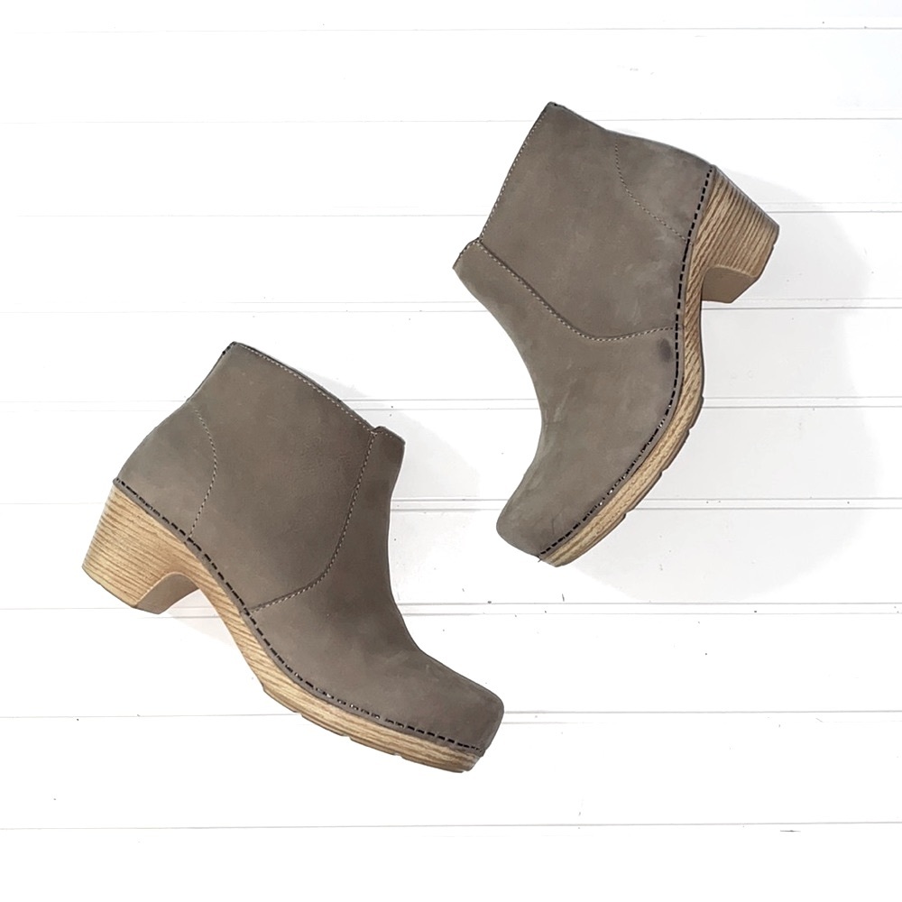 Dansko Suede Maria Ankle Bootie
